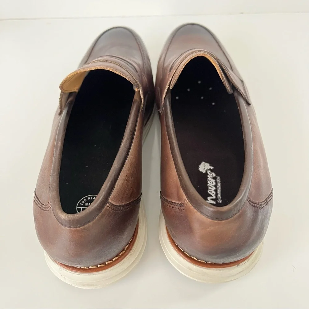 SANDRO MOSCOLONI Natal Penny Loafer In Tan